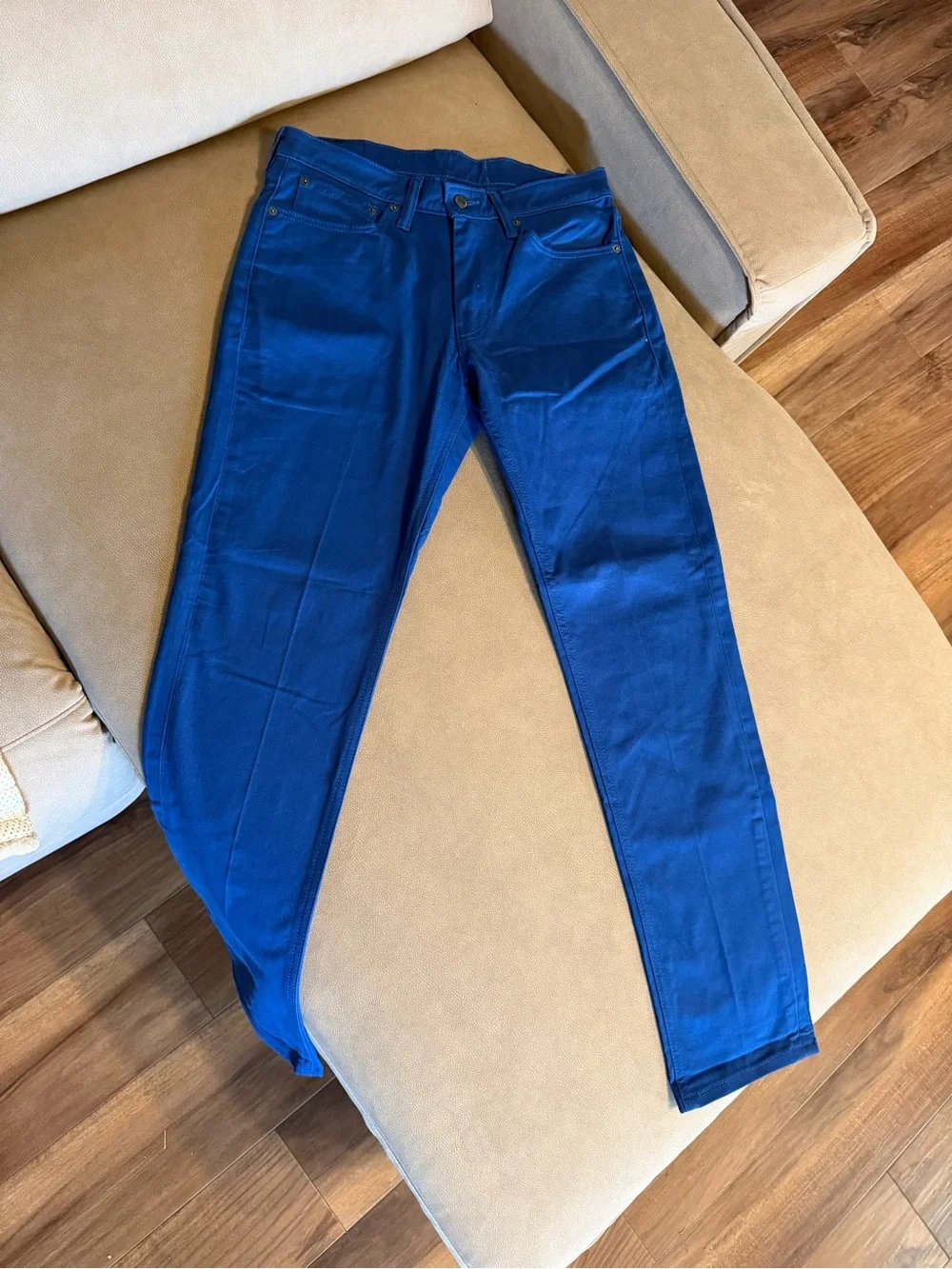 Levi's Men’s  Electric Blue Straight Fit Jeans 32x32